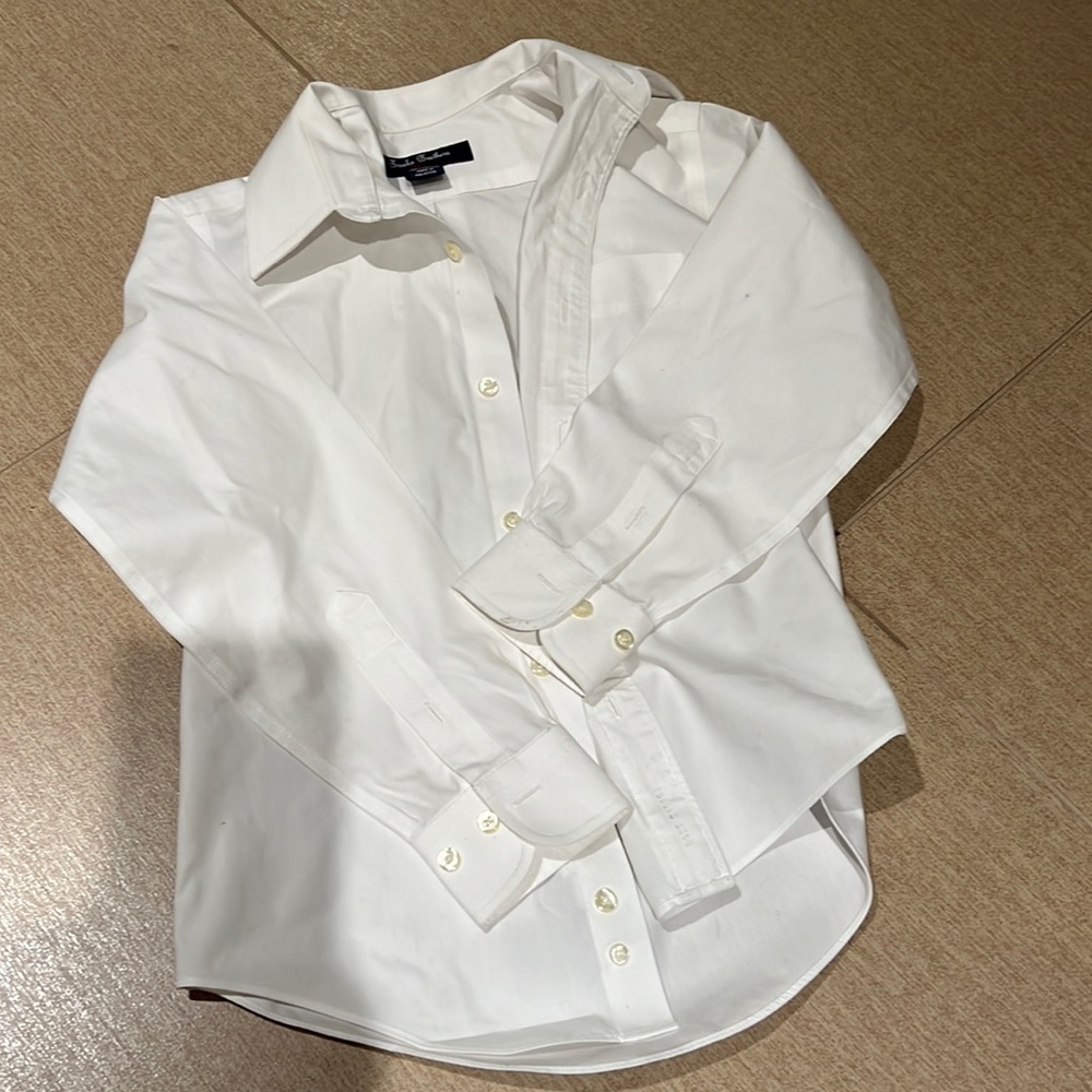 Brooks brothers boys no iron button down size 8